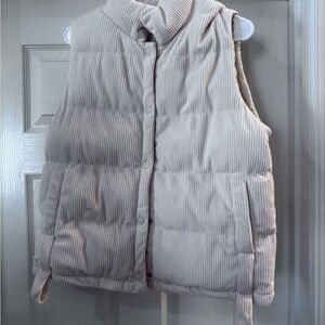 Striped Puffer Vest